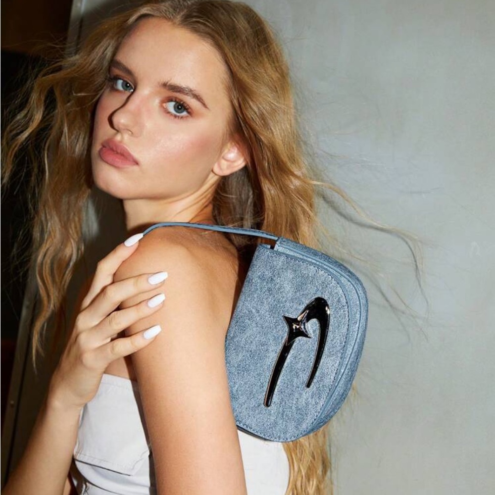 ICON Street Style,Vintage Jean Mini Handbag